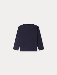 Boy | Tadda Horse Print T Shirt | Navy