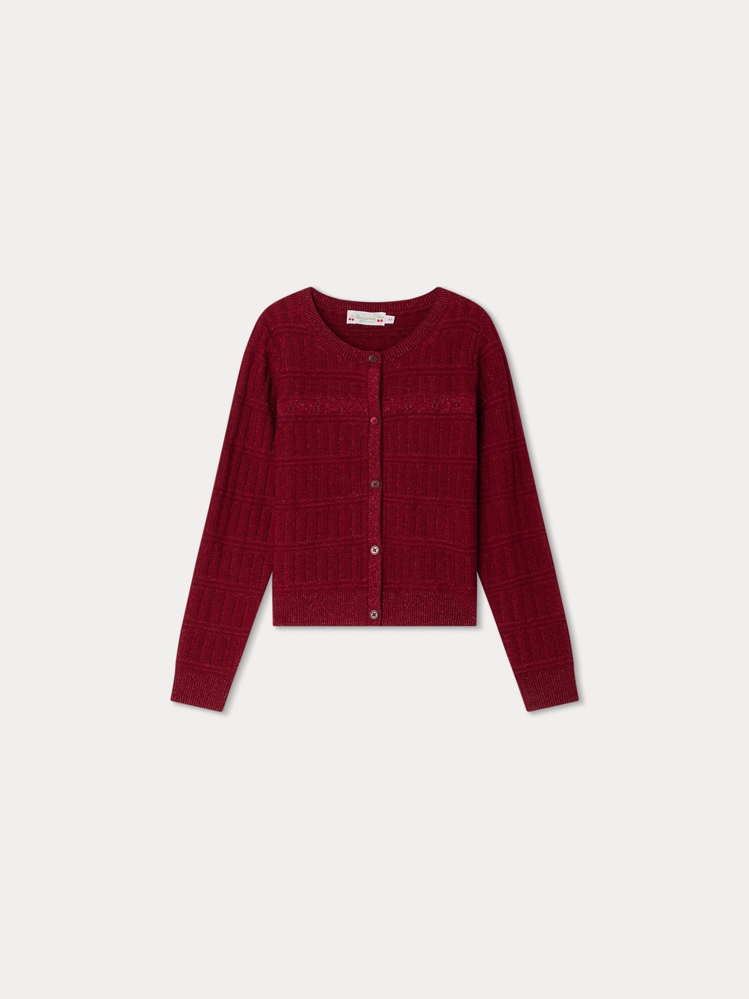 Girl | Giovanna Wool Cardigan | Burgundy