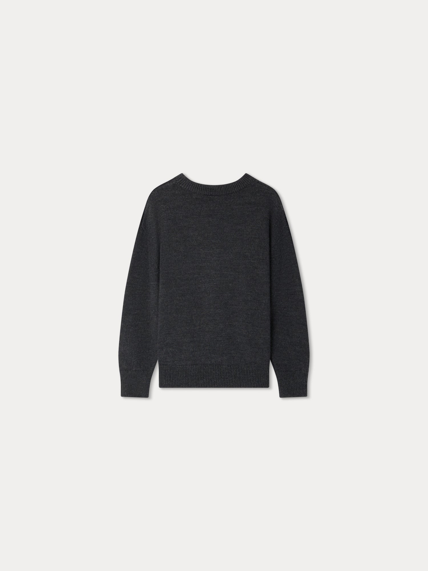 Girl | Anumati Christmas Patterned Sweater | Heathered Gray