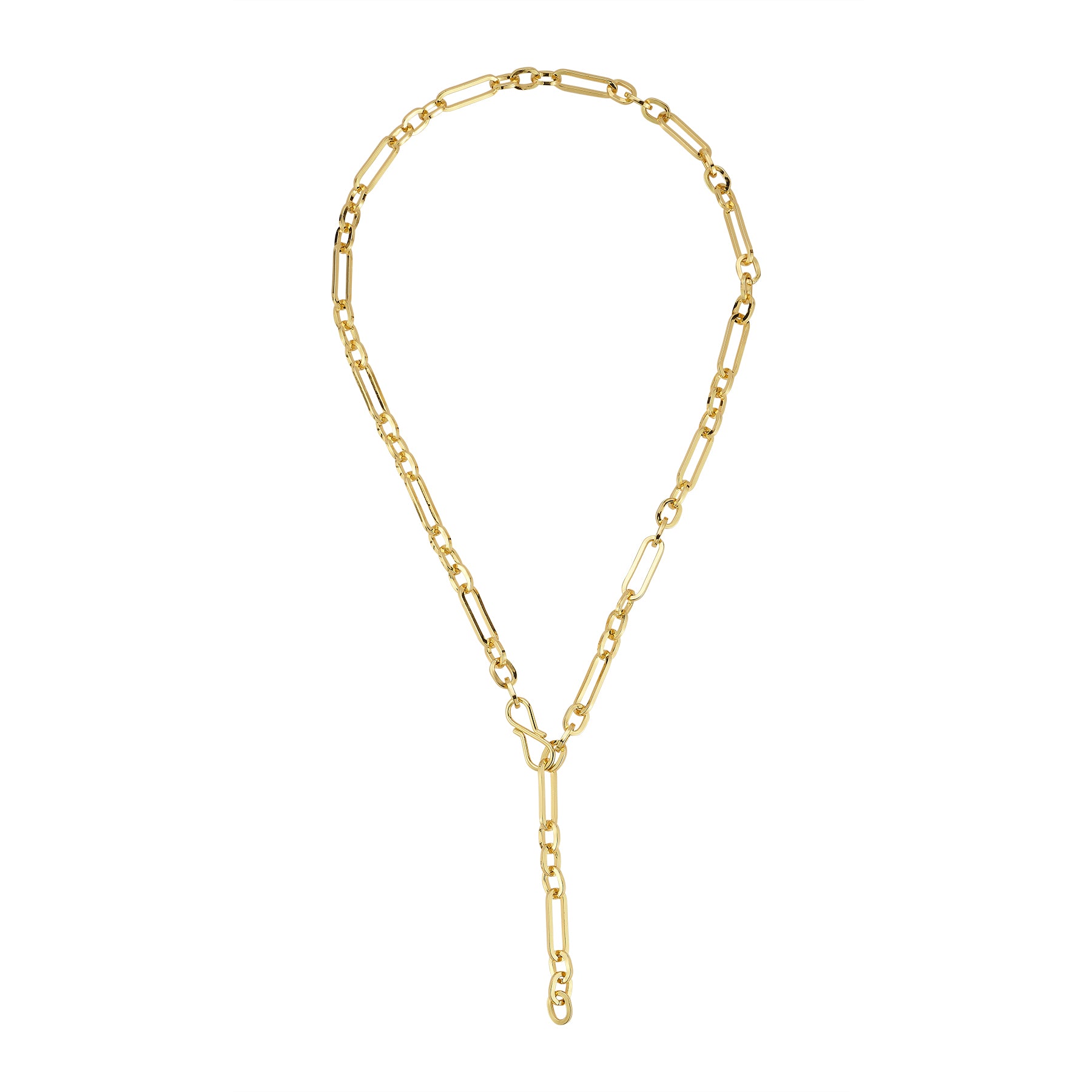 Chrystie Chain Necklace | 14K Gold Plated Brass