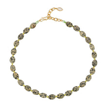 Jupiter Necklace | Black/Tan | 14K Gold Plated Brass