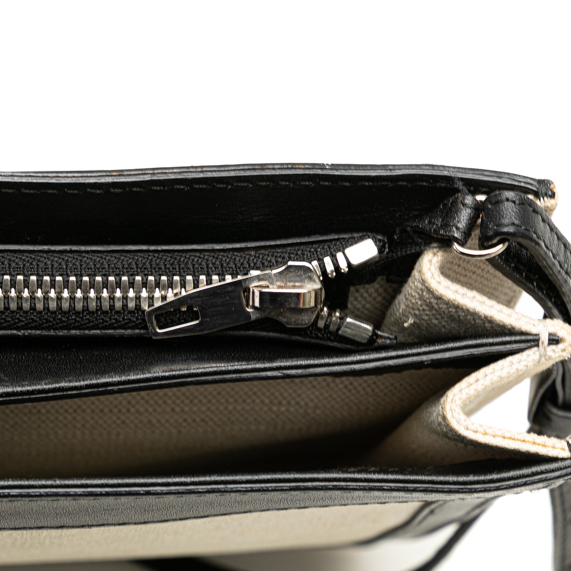 Balenciaga | Pre-Owned Canvas Navy Pochette Crossbody | Brown