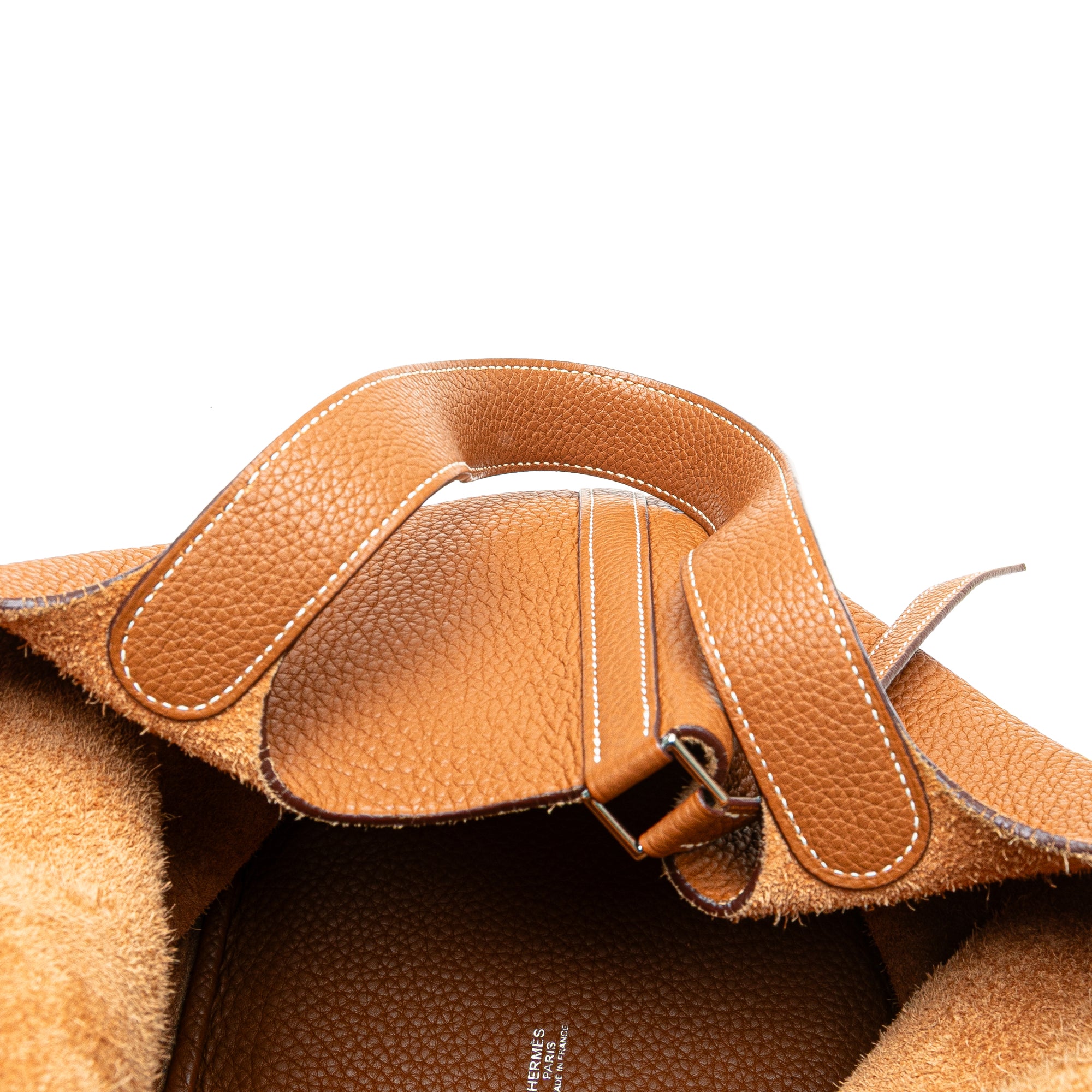 Hermes | Pre-Owned Clemence Picotin 22 | Brown/Camel