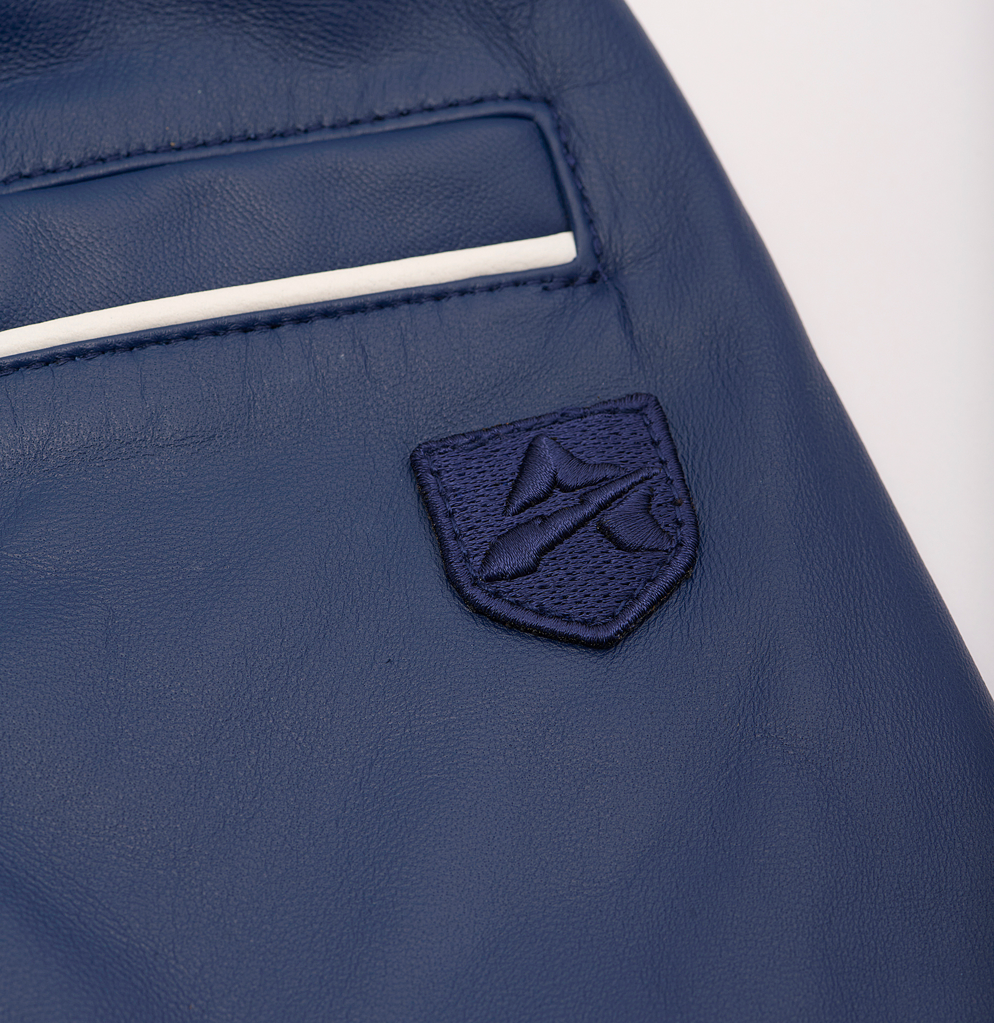 Game Day Nappa Leather Short | Varsity Blue
