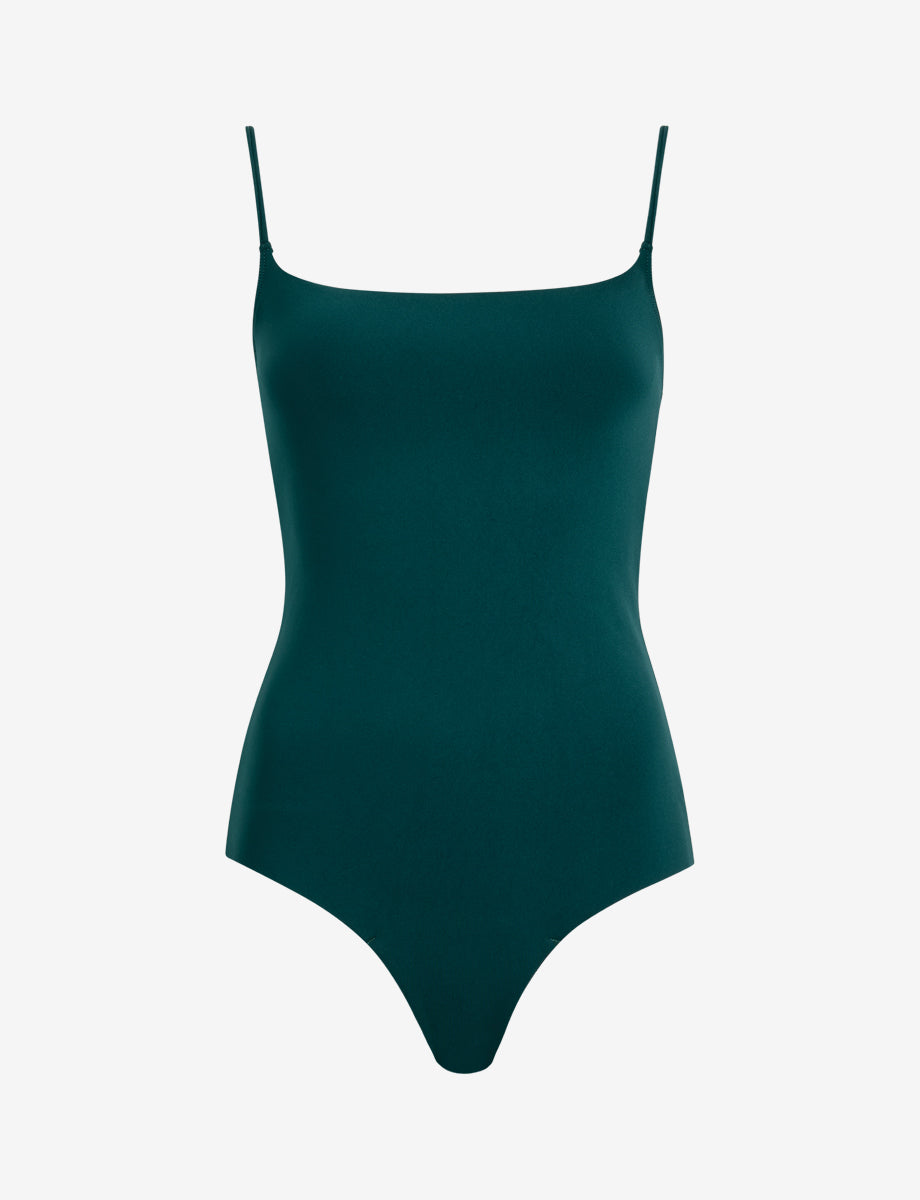 Neoprene Cami Bodysuit::Juniper::Main