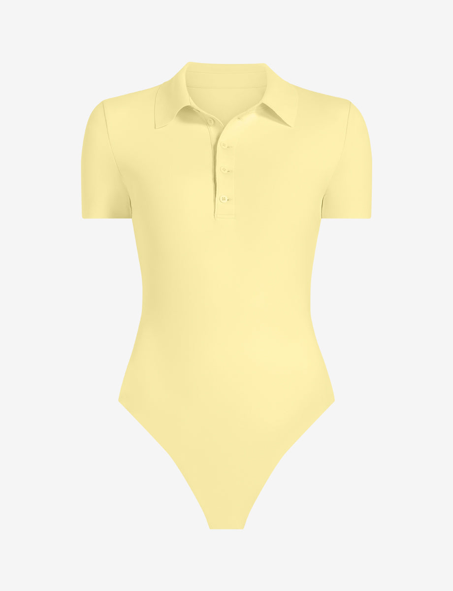Neoprene Polo Bodysuit::Sun::Main