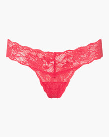 Pink Thong - Never Say Never Cutie Low Rise Thong
