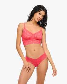 Pink Thong - Never Say Never Cutie Low Rise Thong