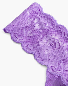 Purple Thong - Never Say Never Cutie Low Rise Thong