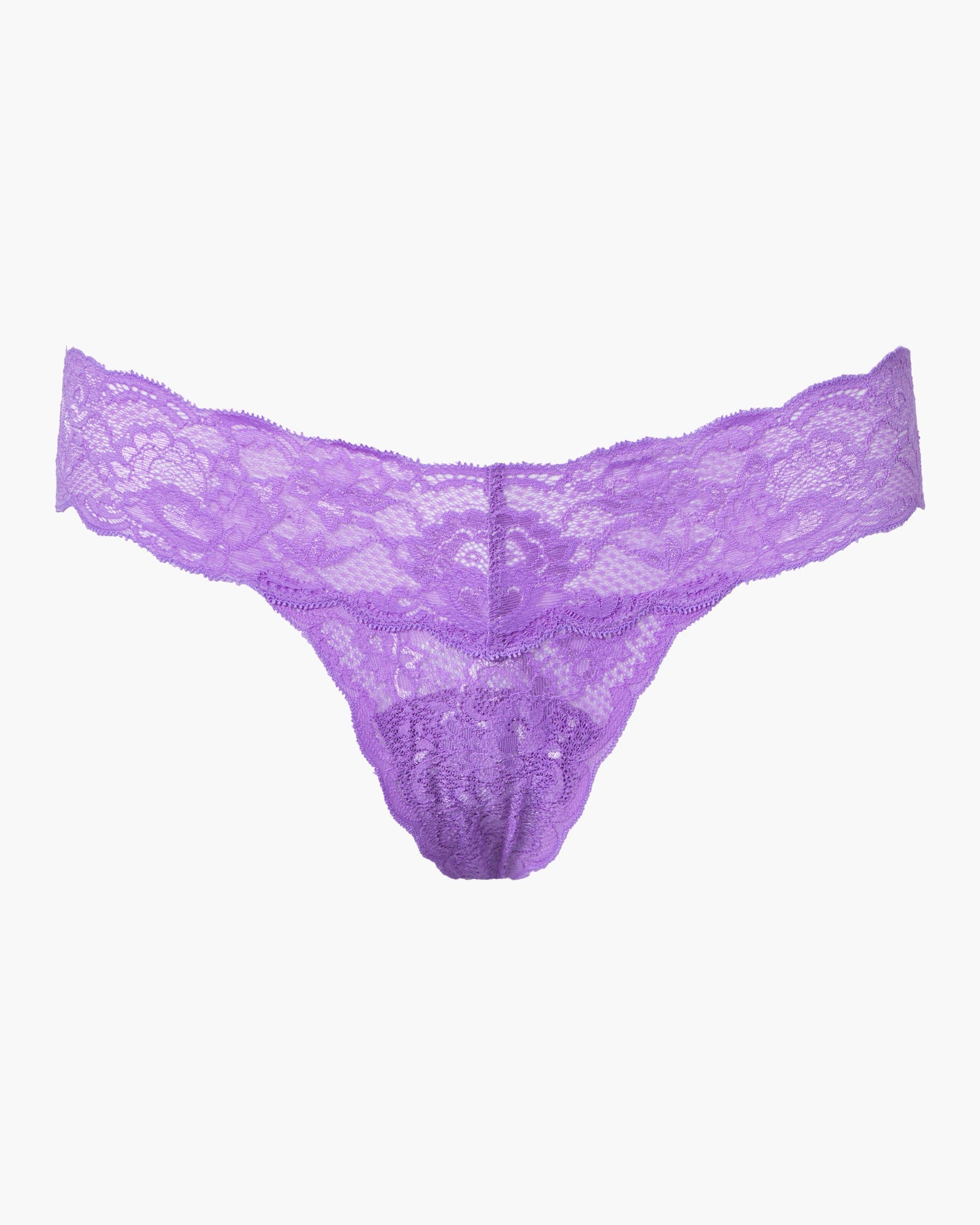 Purple Thong - Never Say Never Cutie Low Rise Thong