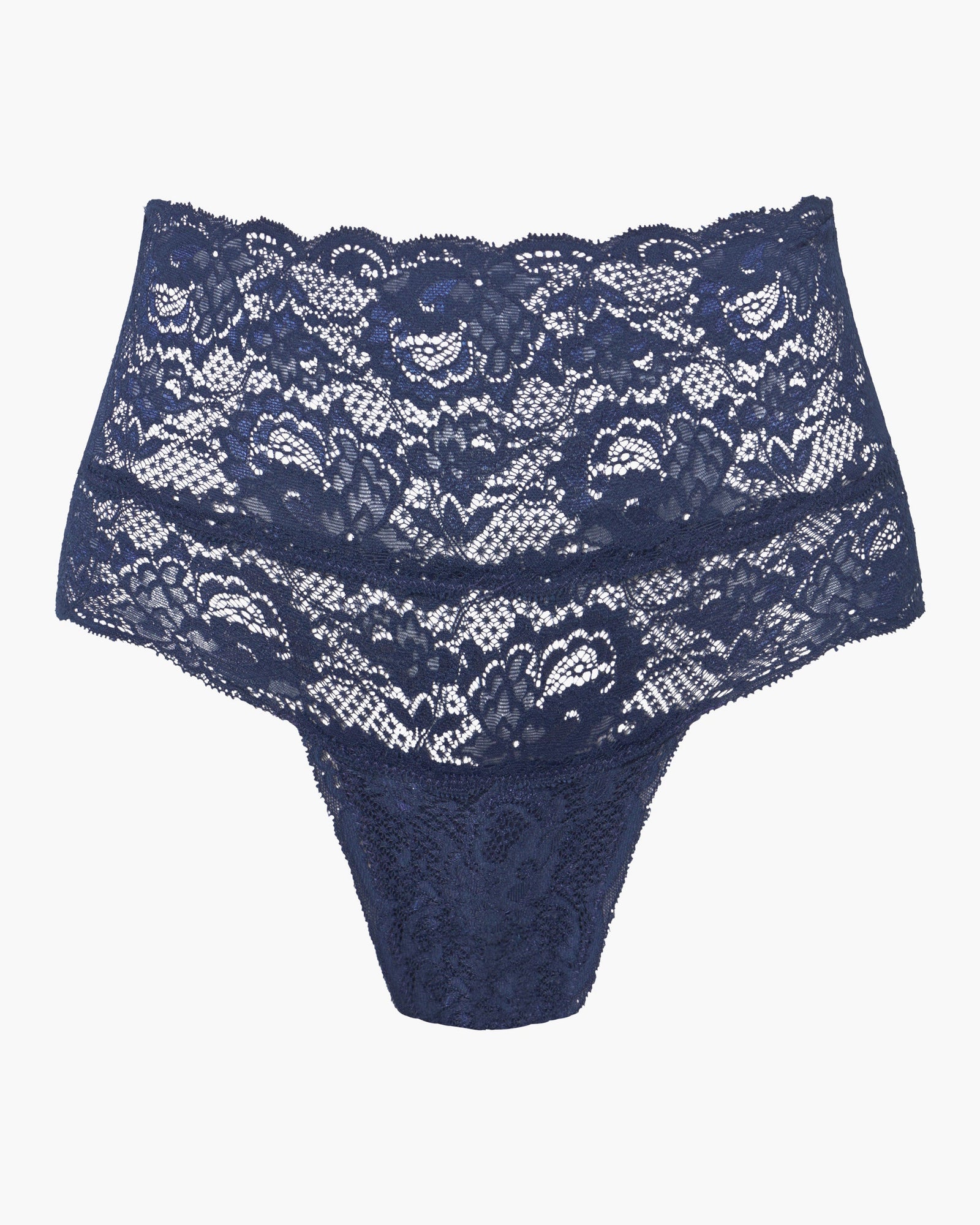 Blue Bikini - Never Say Never High Waisted Bikini