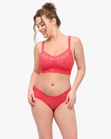 Pink Bralette - Never Say Never Curvy Sweetie Bralette
