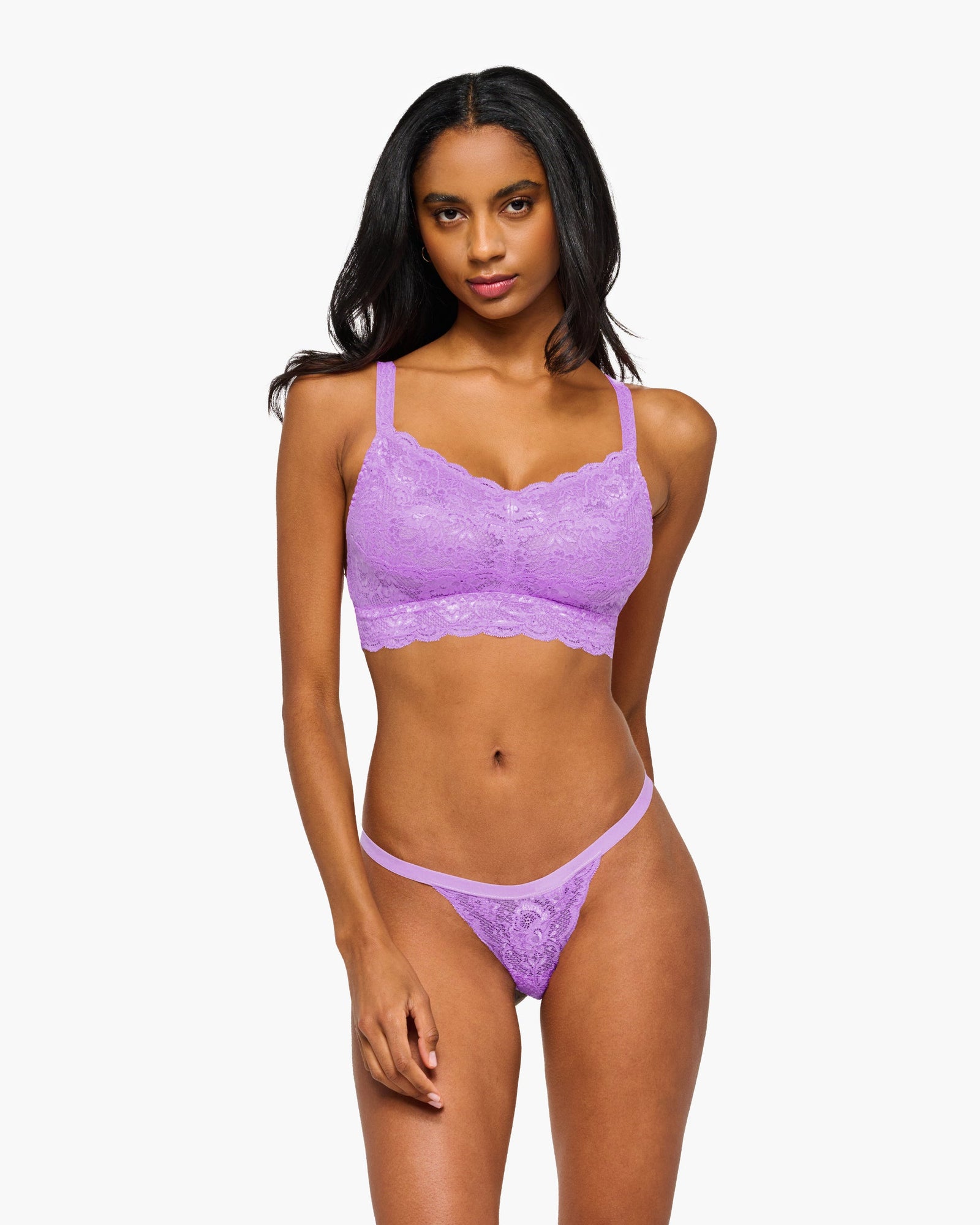 Purple Bralette - Never Say Never Curvy Sweetie Bralette