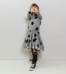 Kid | Festive Star Dress | Black