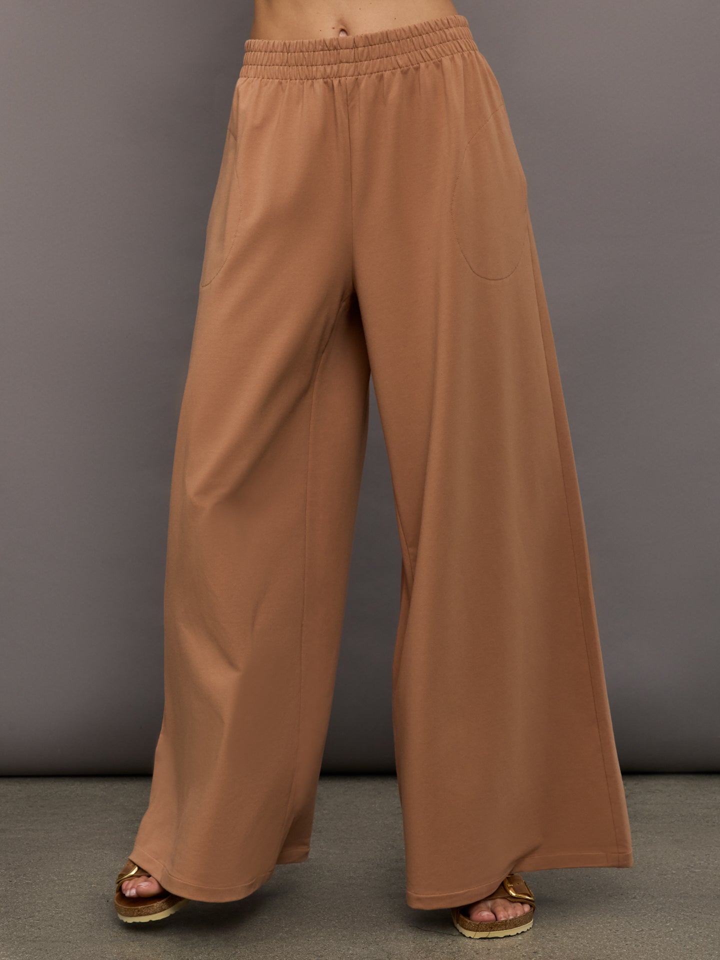 Boyfriend Elephant Sweatpants | Cappuccino