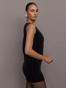 Norma Kamali | Sleeveless Mini Dress | Black