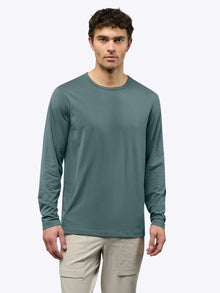 Mens | AO Forever Long Sleeve Tee | Classic-Fit PYCA Pro | North Atlantic