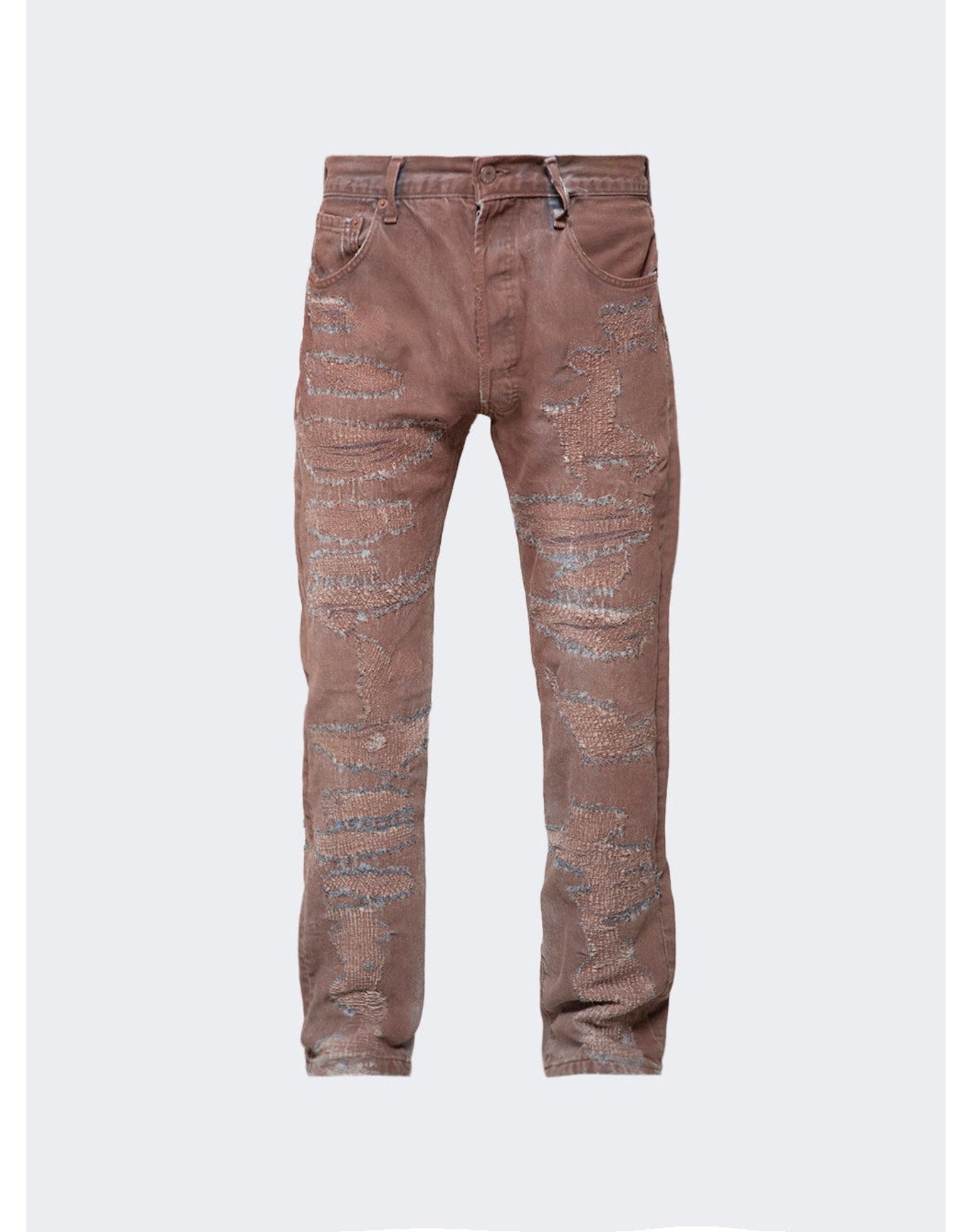NOTSONORMAL | Men | Destroyed Denim | Earth Brown