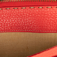 Fendi | Pre-Owned Leather Selleria Zip Around Long Wallet | Red