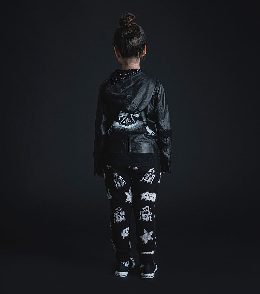 Kid | Darth Vader Leather Jacket | Black