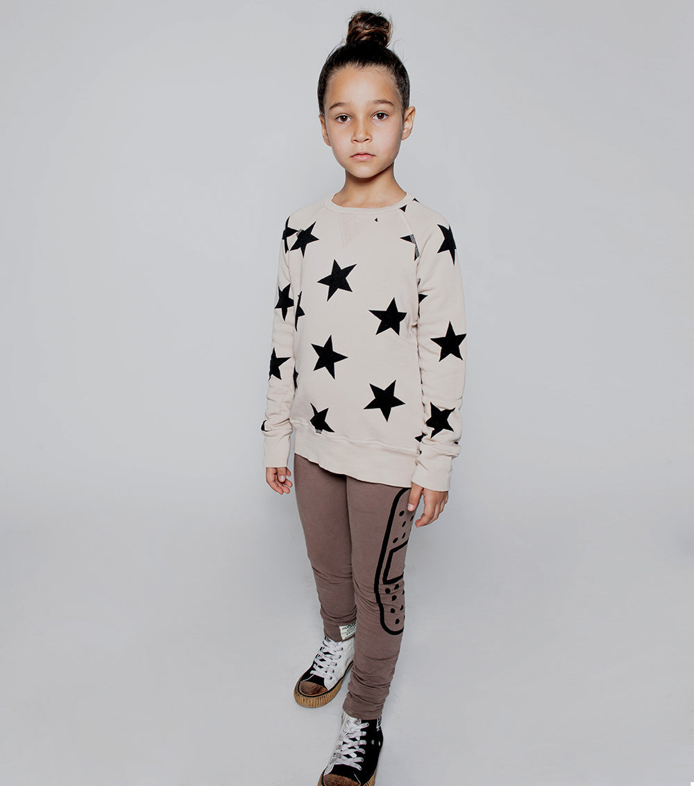 Kid | Star Sweatshirt | Natural