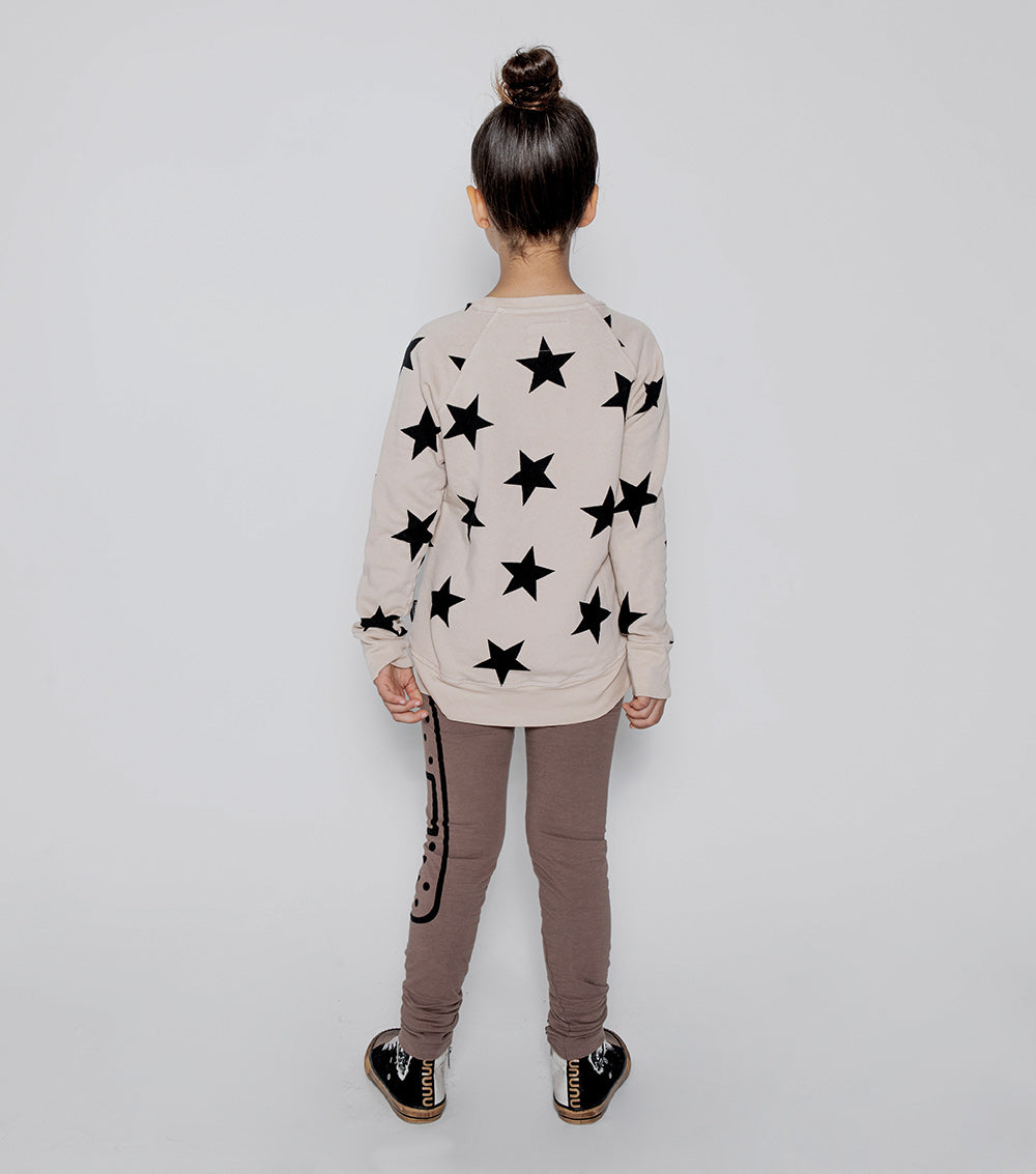 Kid | Star Sweatshirt | Powder Pink