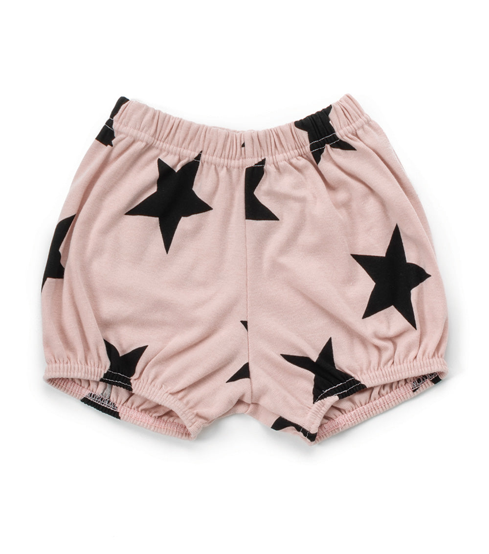 Kid | Star Yoga Shorts | Powder Pink