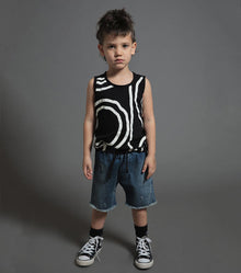 Kid | Circle Tank Top | Black