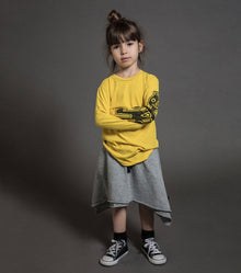 Kid | Raw Tribal Dancer Shirt | Dusty Yellow
