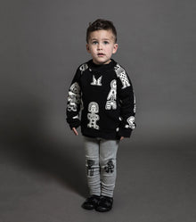 Kid | Tribal Dancers Sweatshirt | Black