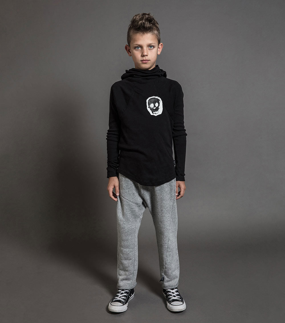 Kid | Raw Pants | Heather Grey (V1)