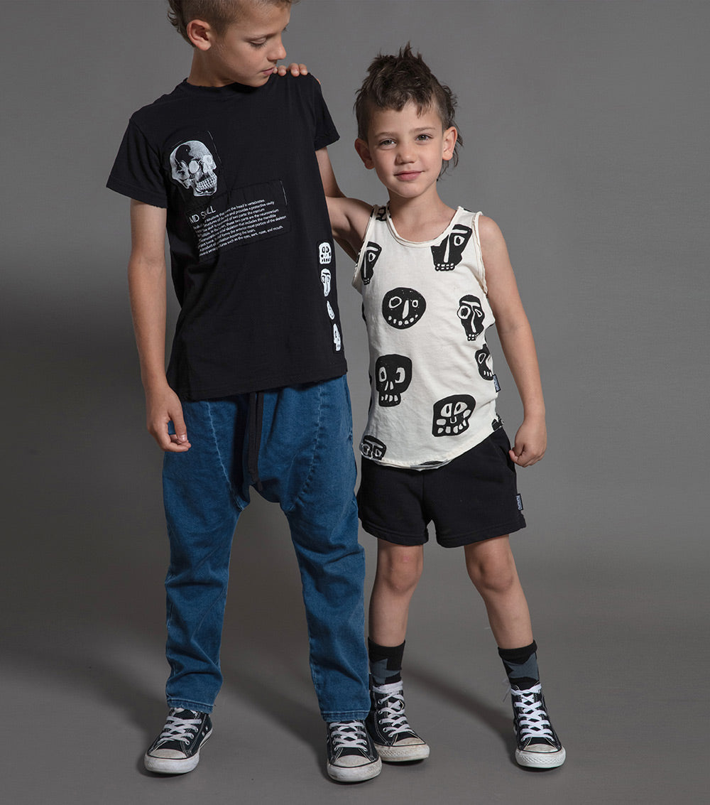 Kid | Skull Evolution T-Shirt | White