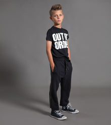 Kid | Measuring Band Raw Pants | Heather Grey