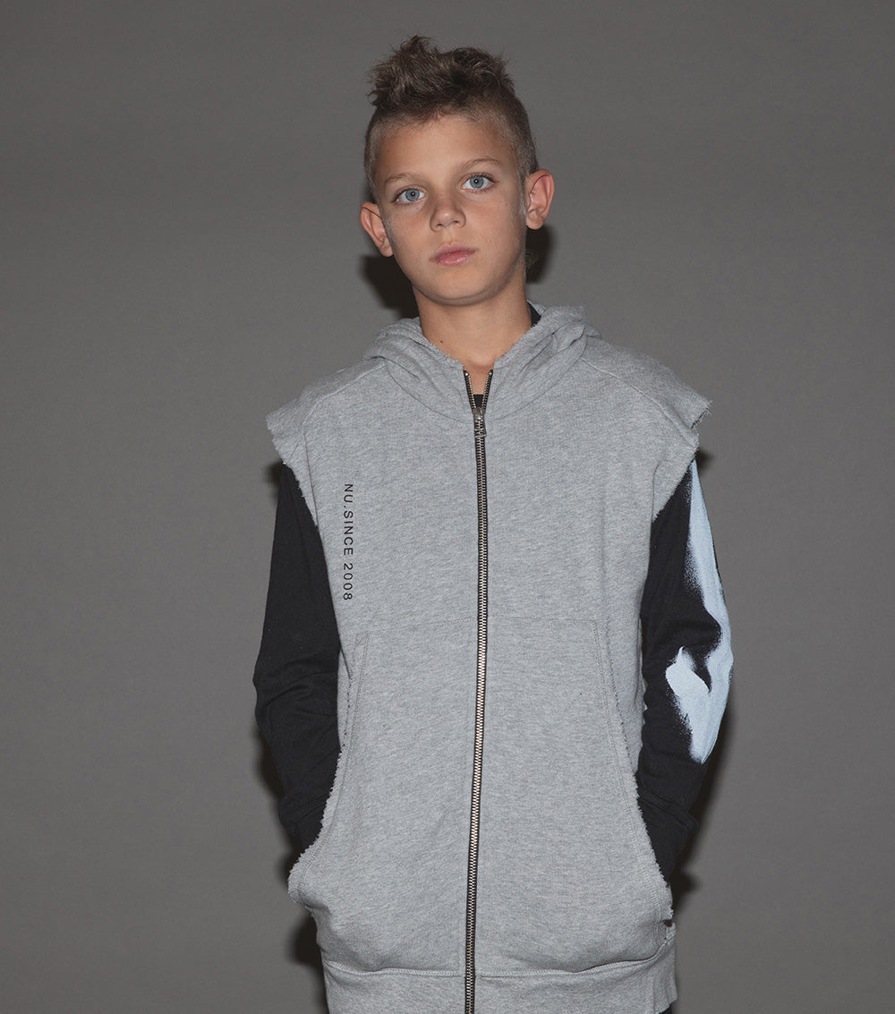 Kid | Minimal Vest | Heather Grey