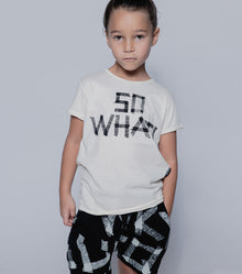 Kid | Masking Tape Rounded Shorts | Black