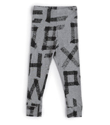 Kid | Masking Tape Leggings | Heather Grey