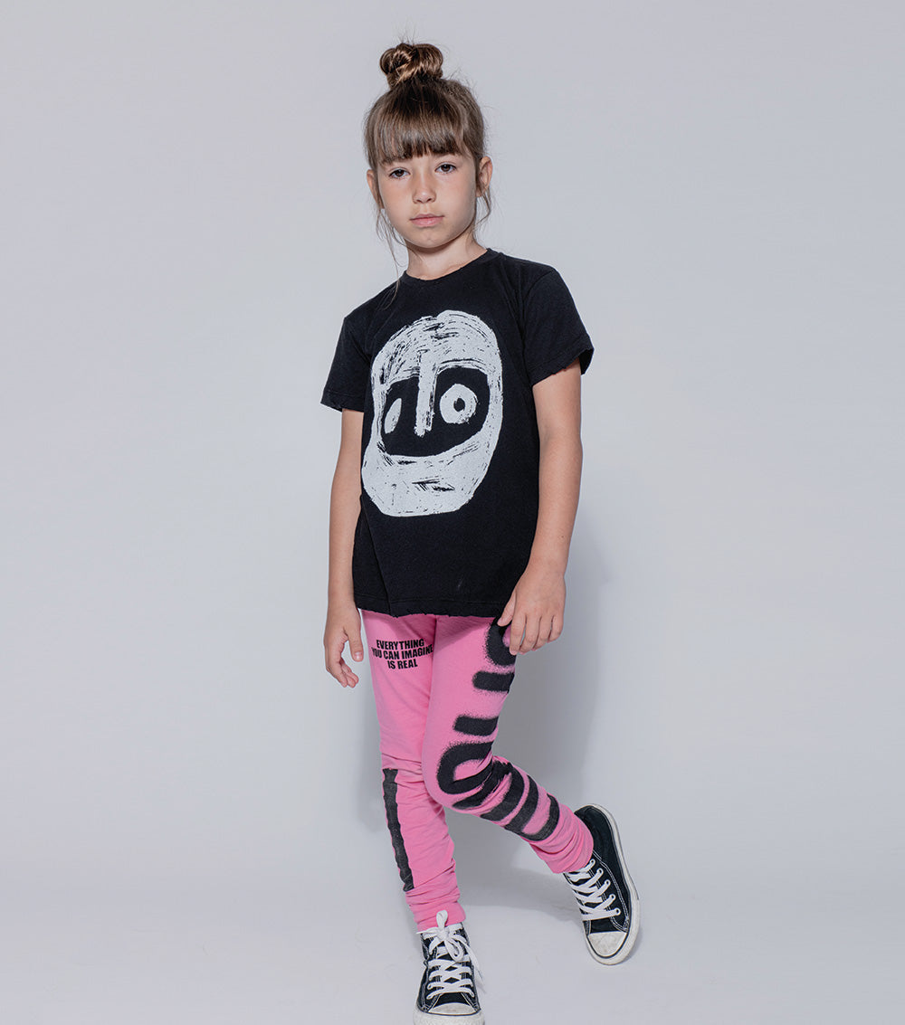 Kid | Imagination Leggings | Lava Pink