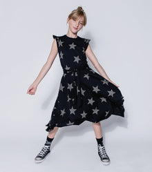 Kid | Fancy Star Dress | Heather Grey