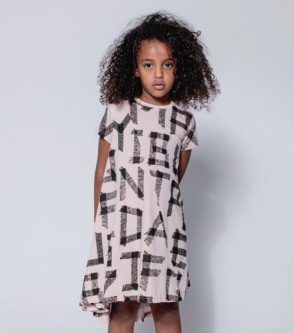 Kid | 360 Masking Tape Dress | Black