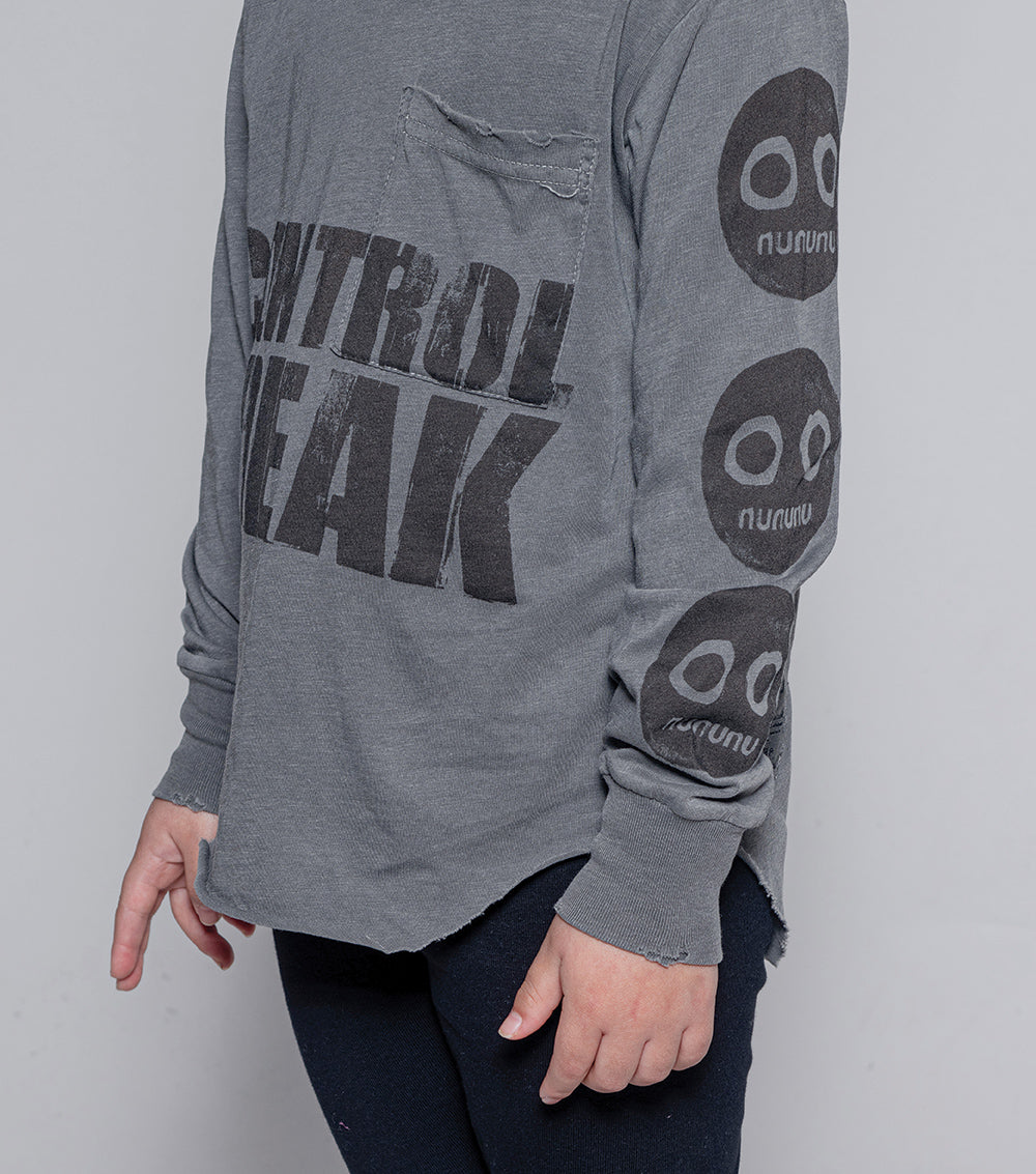 Kid | Control Freak Shirt | Vintage Grey
