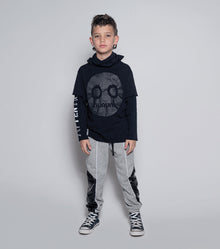 Kid | Nununu Smile Ninja Shirt | Black