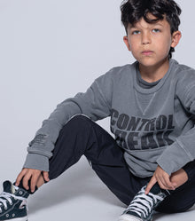 Kid | Kangaroo Sweatshirt | Dyed Grey