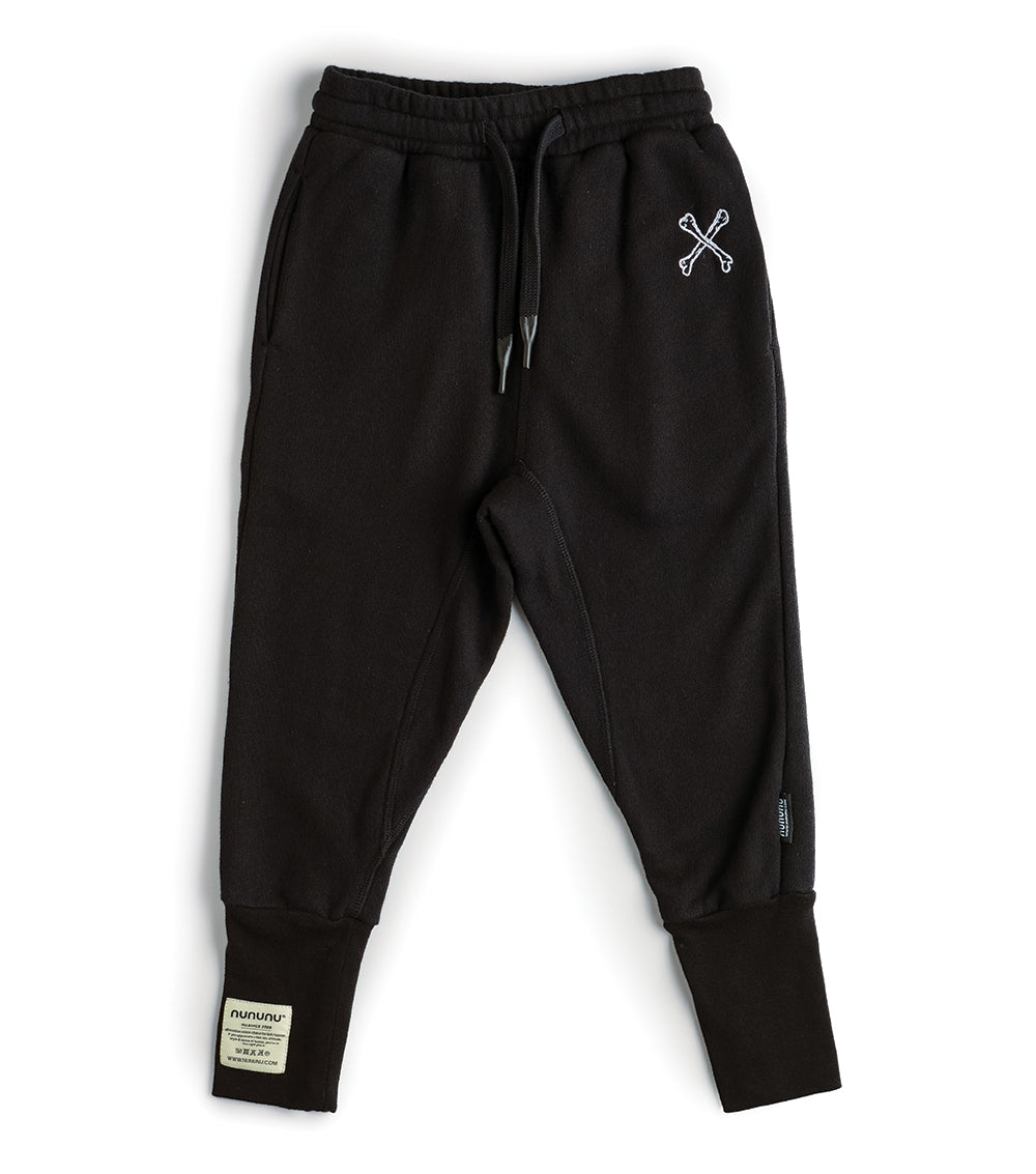 Kid | Cross Bone Sweatpants | Black