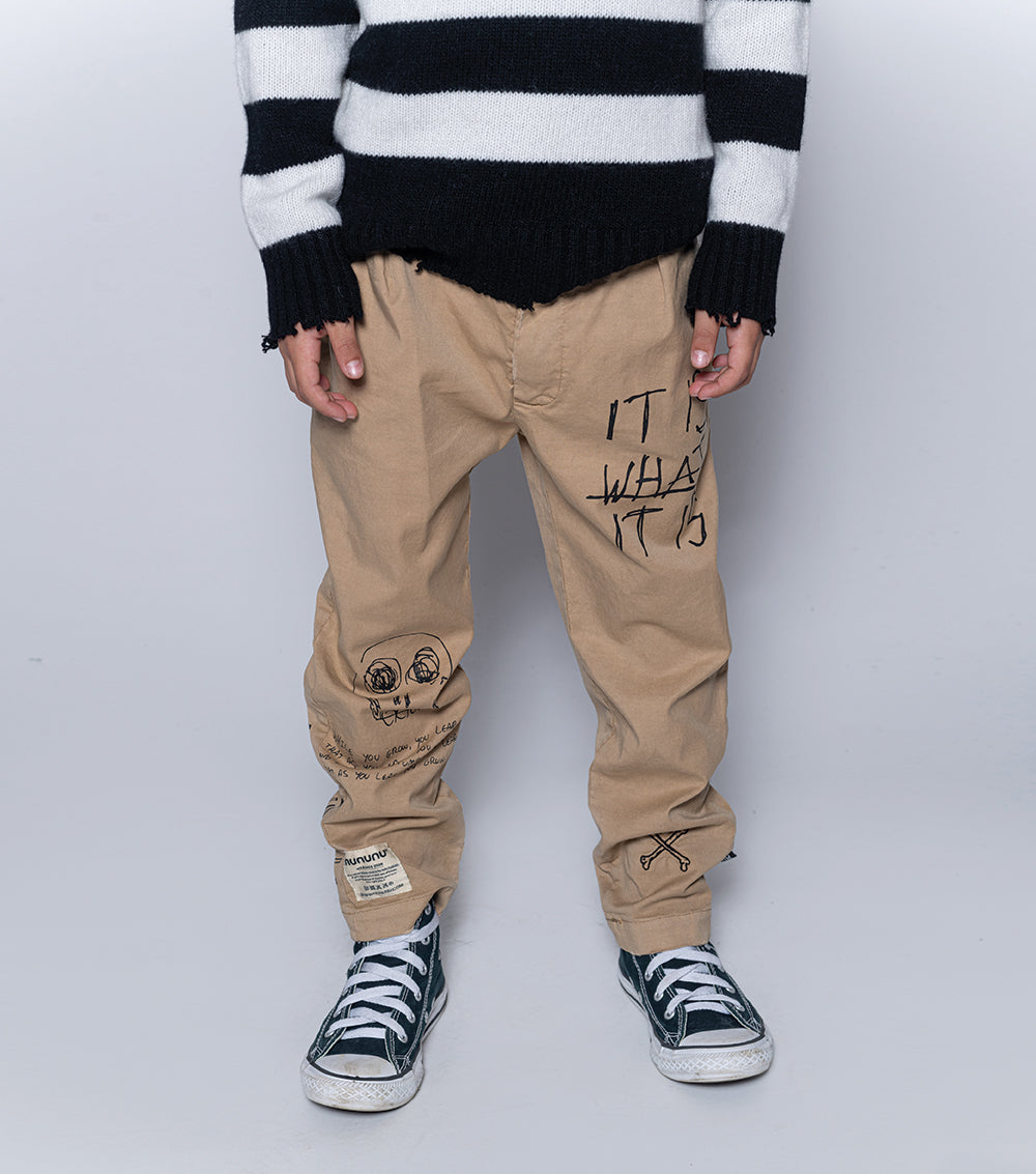 Kid | Total Fw21 Chino Pants | Stone