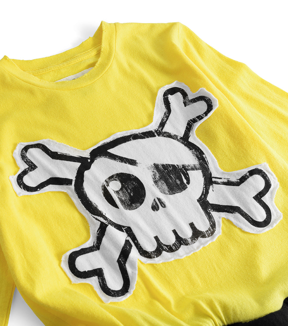 Kid | Mash Up Layered Dress | Yellow