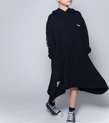 Kid | Attention Hooded Dress | Black