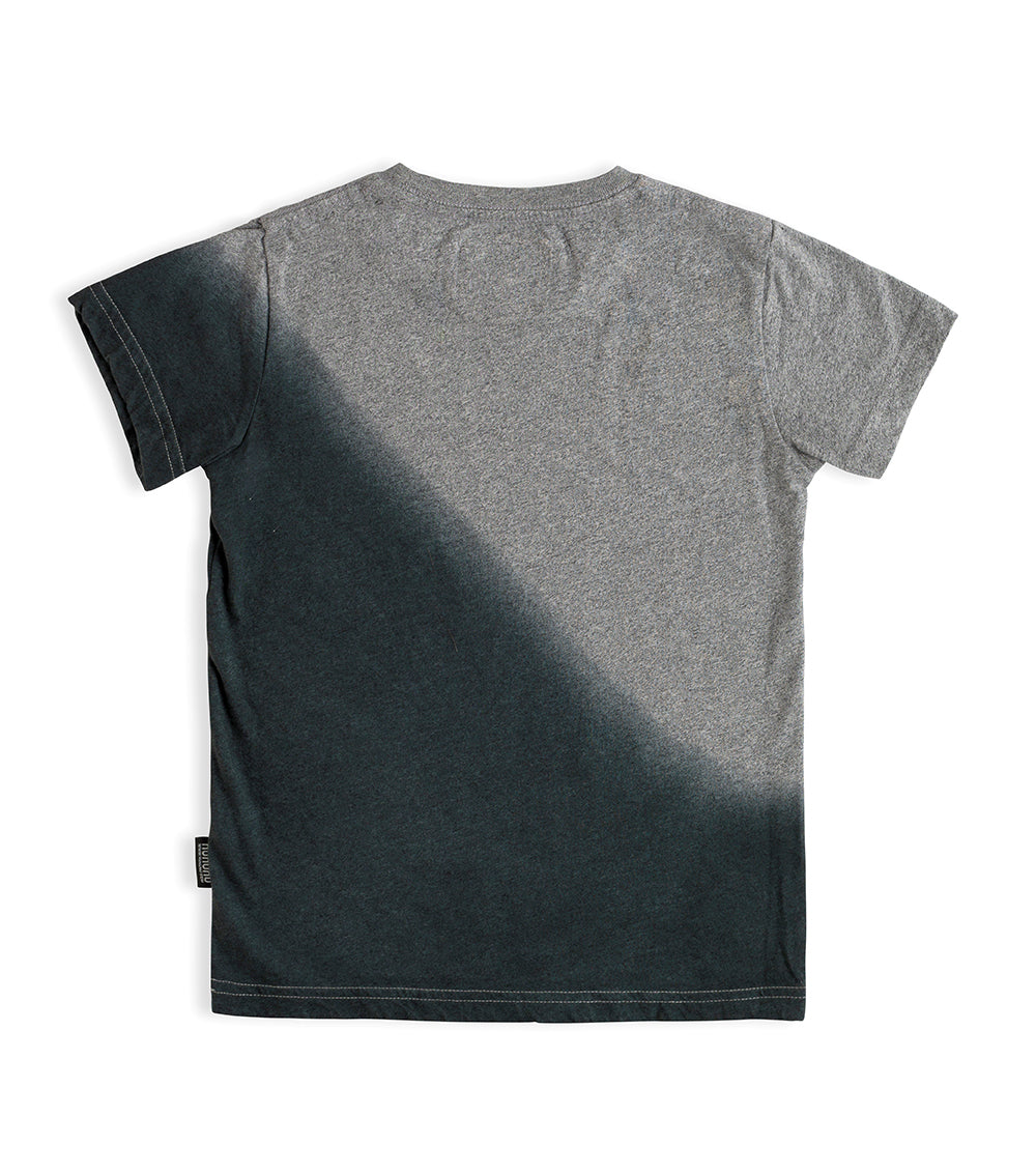 Kid | Gradient Skull T-Shirt | Dusty Heather Grey