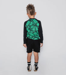 Kid | Bandaid Baseball Shirt | Moss Green