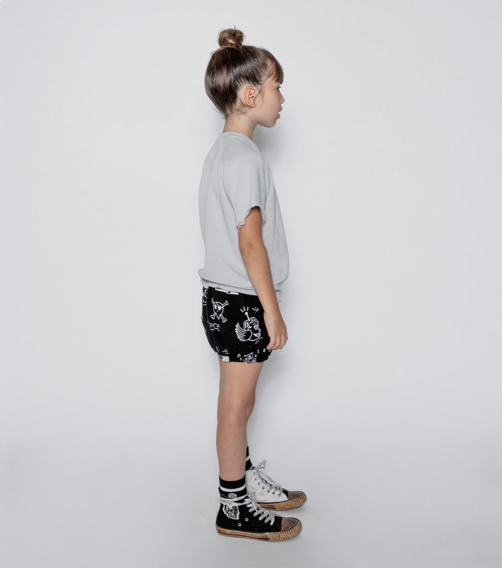 Kid | En Route Yoga Shorts | Black