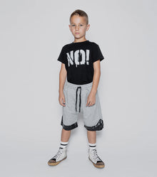 Kid | Training Shorts | Heather Grey x Black